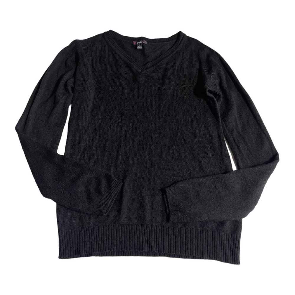 Myth Women’s XL‎ Sweater Black V-beck Ragland Sleeve
